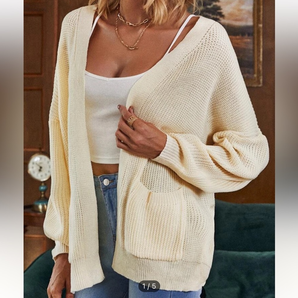 Beige Cardigan